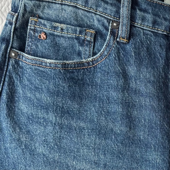 NWT Scotch & Soda "The Sky" Highest Rise Straight Jeans Tribeca Blue Size 8/29 - Picture 10 of 16